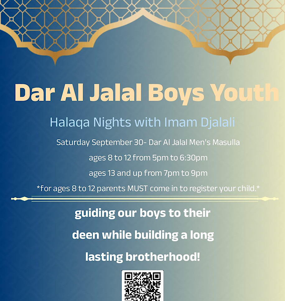 Youth boys halaqa