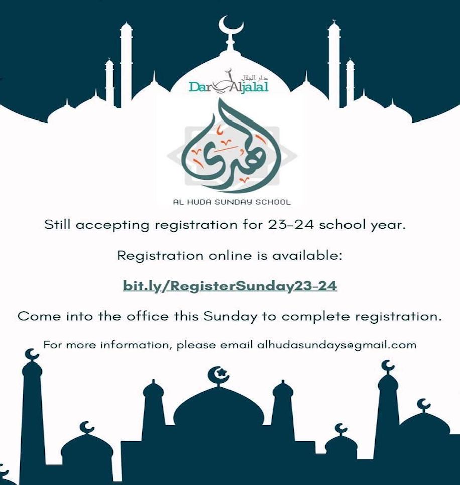 Huda School Registration